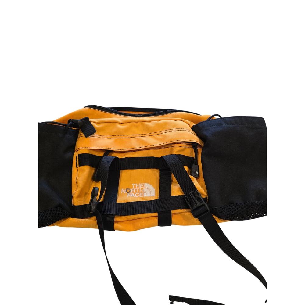 Vintage The North Face Lumbar Hydration Pack Yellow Waist Dual Bottle Holders